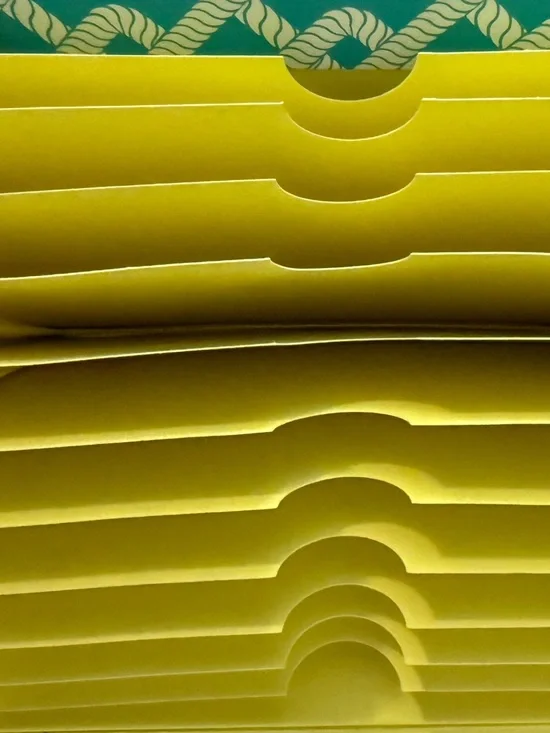 All For Color | Turquoise & Yellow Rope-Pattern Organizer - Picture 3 of 3